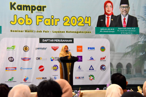 Pj Sekda Ramlah Resmi Buka Job Fair 2024