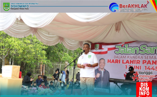 Peringati Hari Lahir Pancasila, Pemkab Rohul Gelar Jalan Santai dan Launching Car Free Day