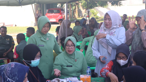 Kodim 0313/KPR Gelar Bhakti Sosial Sambut HUT ke-75 Kodam I/BB