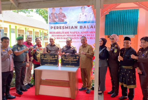 Kalapas Pasir Pangarayan Hadiri Peresmian Balai Rehabilitasi NAPZA Adhyaksa di