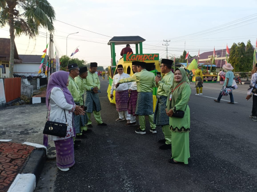 Perahu Lanco, Ikon Kampar di Pawai Ta aruf MTQ ke-43 Riau