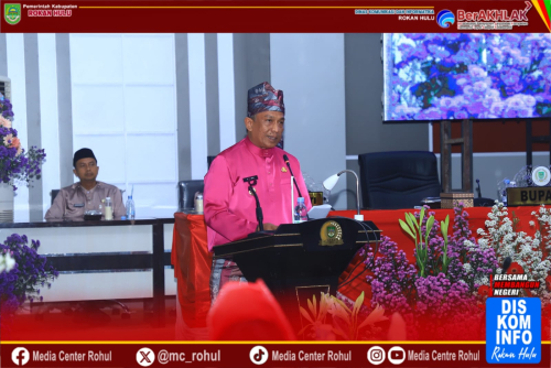Rapat Paripurna Istimewa HUT ke-26 Kabupaten Rokan Hulu, Bupati Anton Ajak Wujudkan Rohul Maju dan Harmonis