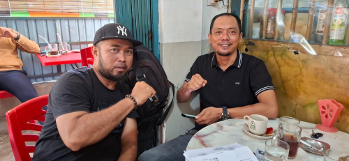 Satintelkam Polres Indragiri Hilir dan Ketua IWO Riau Jalin Silaturahmi Perkuat Sinergitas Pers-Polisi