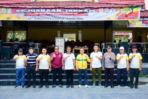 Dibuka Bupati Kampar, Plt Kadis Dikpora Helmi : Piala Tarkam Jadi Sarana Memasyarakatkan Olahraga Hingga Pelosok