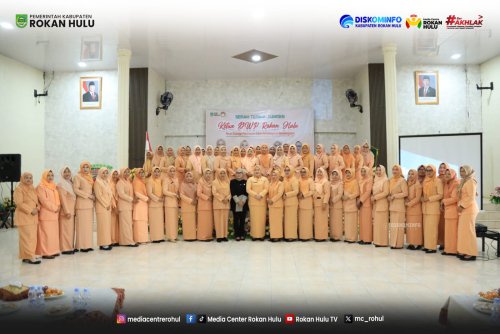 Sertijab Ketua DWP Rokan Hulu, Yurniziarti Yusmar Jadi Plt