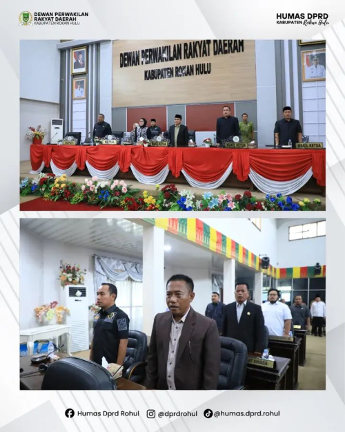 DPRD Rokan Hulu Sahkan Empat Ranperda Strategis, Perkuat Regulasi dan Investasi Daerah