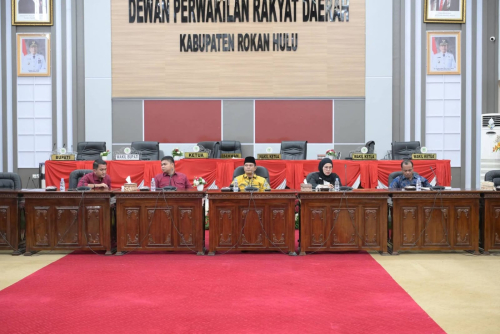 Komisi III DPRD Rokan Hulu Gelar Rapat Dengar Pendapat Bersama Kabag Kesra dan Unit Layanan Pelelangan