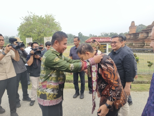 Bupati Ahmad Yuzar Ajukan Proposal Museum Muara Takus ke Menteri Kebudayaan, Ini Harapannya