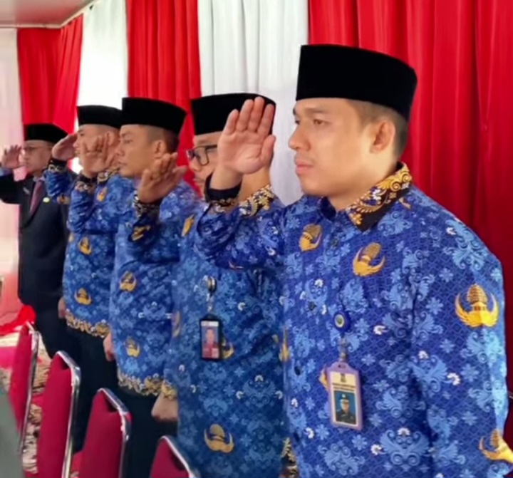 Sekretaris Dishub Kholis Febriyasmi Ikuti Upacara Hari Kesaktian Pancasila