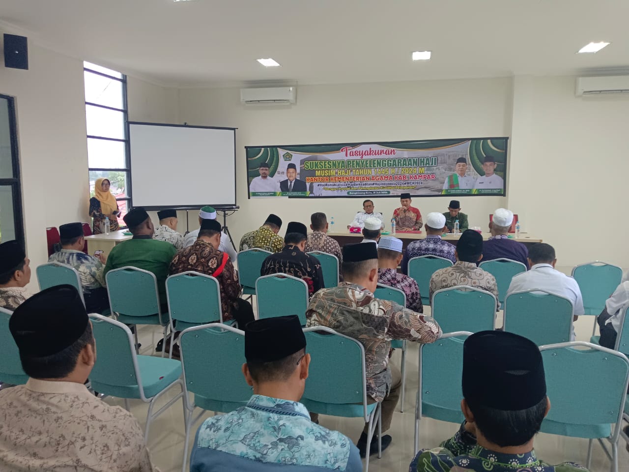 Suksesnya Penyelenggaraan Haji Tahun 1445 H, Kemenak Kampar Gelar Tasyakuran