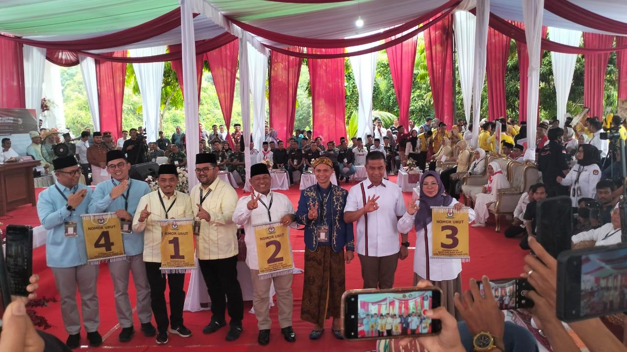 Ini Nomor Urut Pasangan Calon Bupati dan Wakil Bupati Kampar