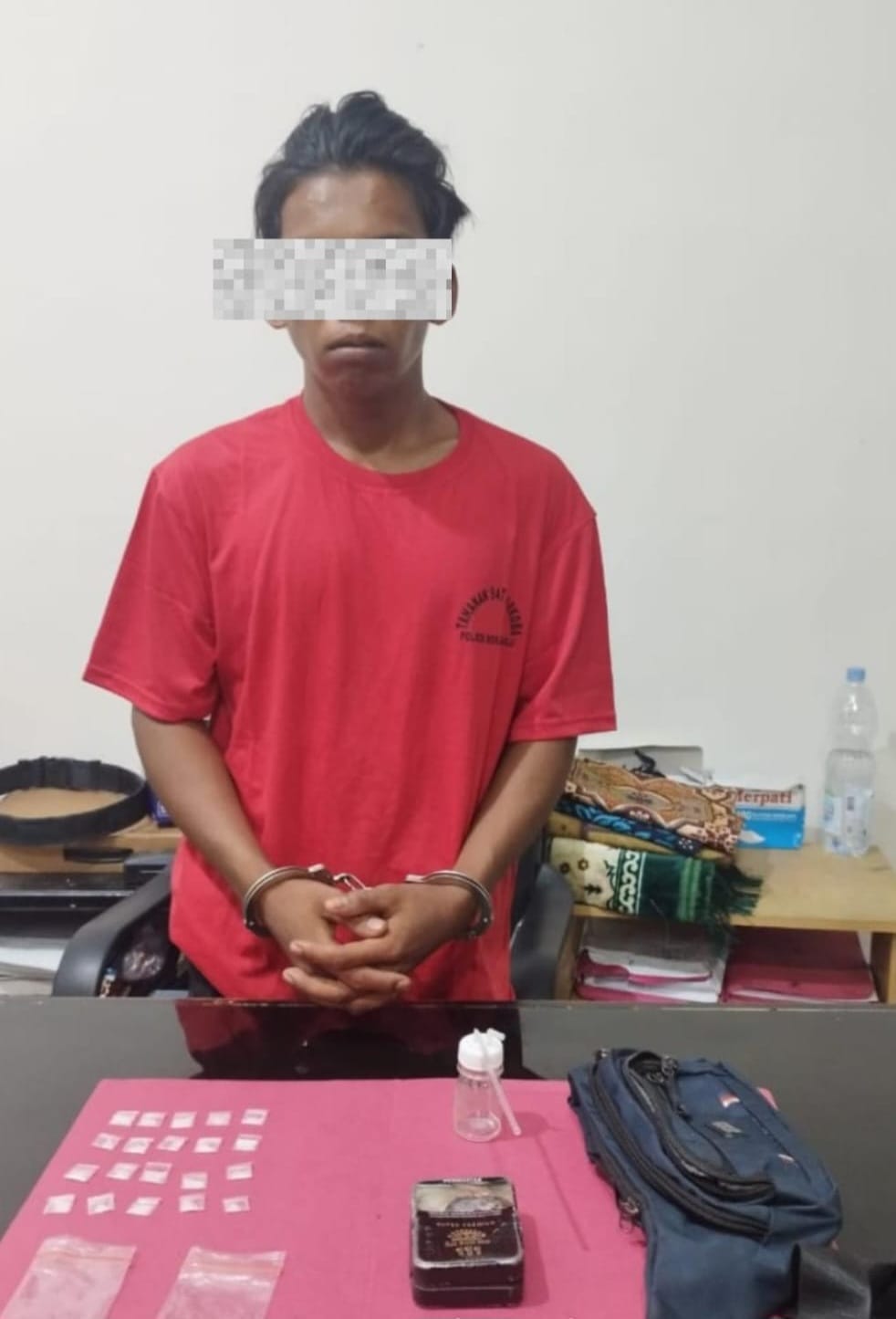 Pemuda Pengangguran Diamankan Satresnarkoba Polres Rokan Hulu, 20 Paket Sabu Disit