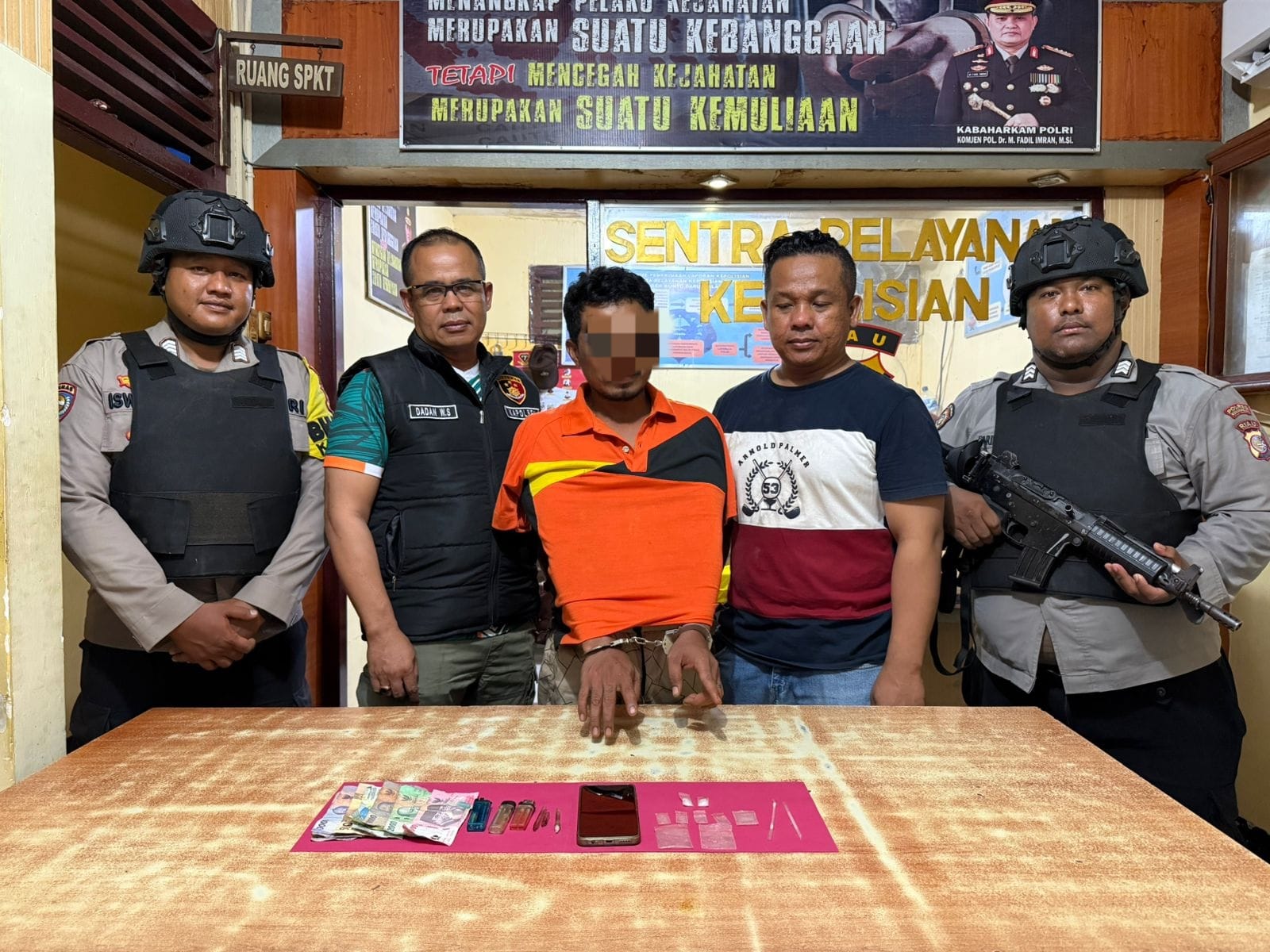 Dibawah Komando Kapolsek AKP Dadan, Polsek Kunto Darussalam Ungkap Kasus Narkotika
