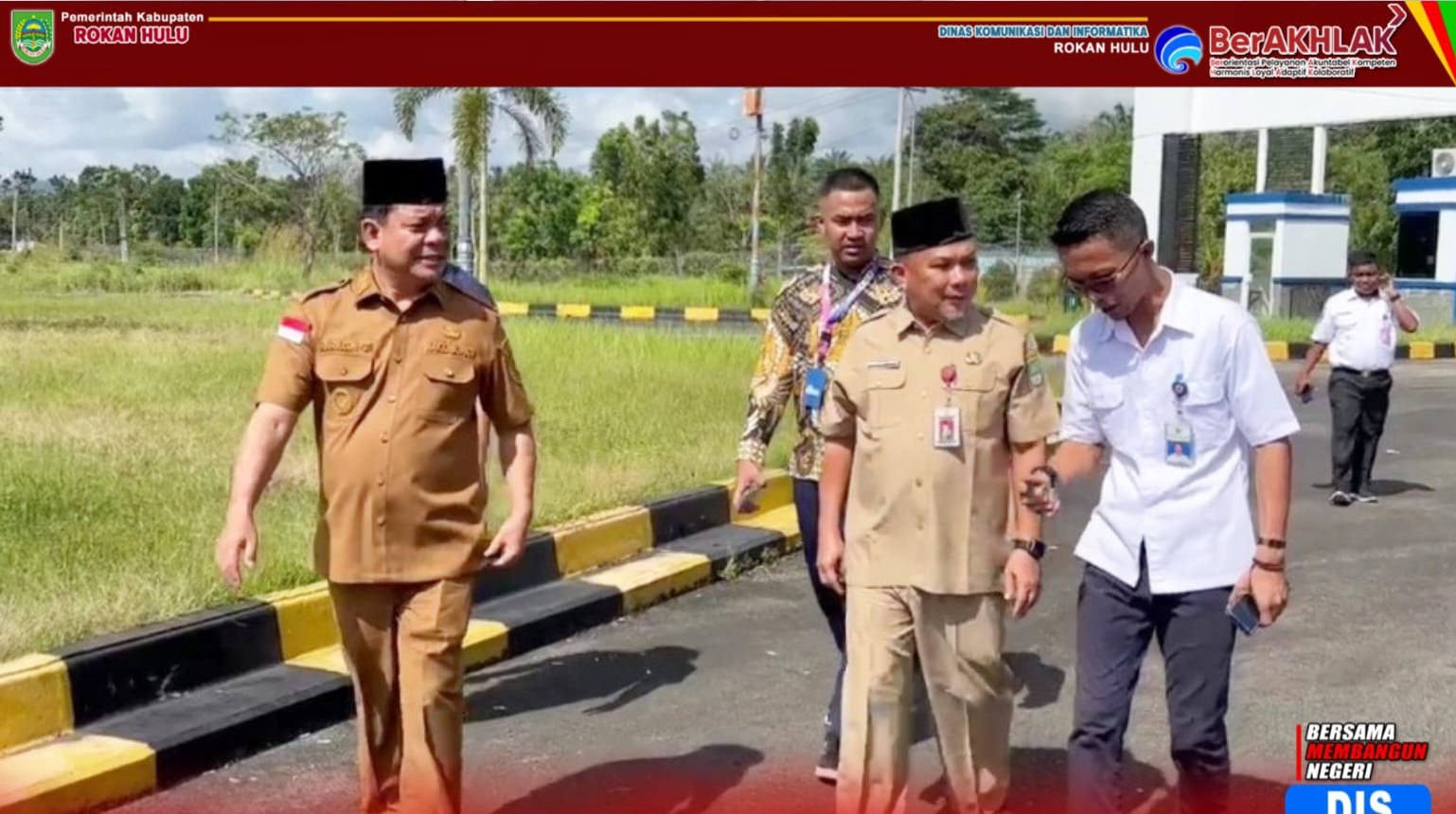 Jelang Keberangkatan JCH, Wabup Rokan Hulu Tinjau Kesiapan Bandara Tuanku Tambusai