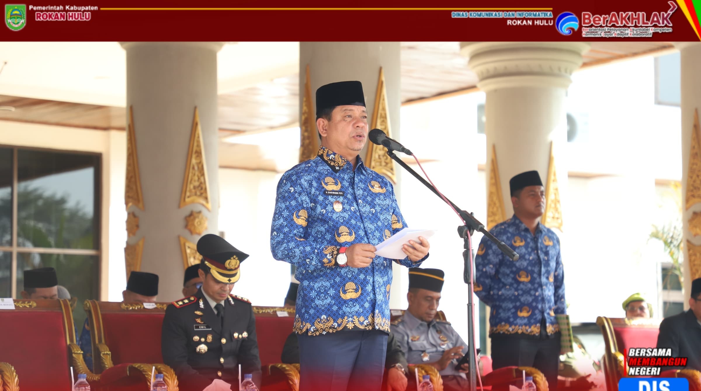 Wabup Rohul Syafaruddin Poti Pimpin Upacara Peringatan Hari Lahir Pancasila 2025
