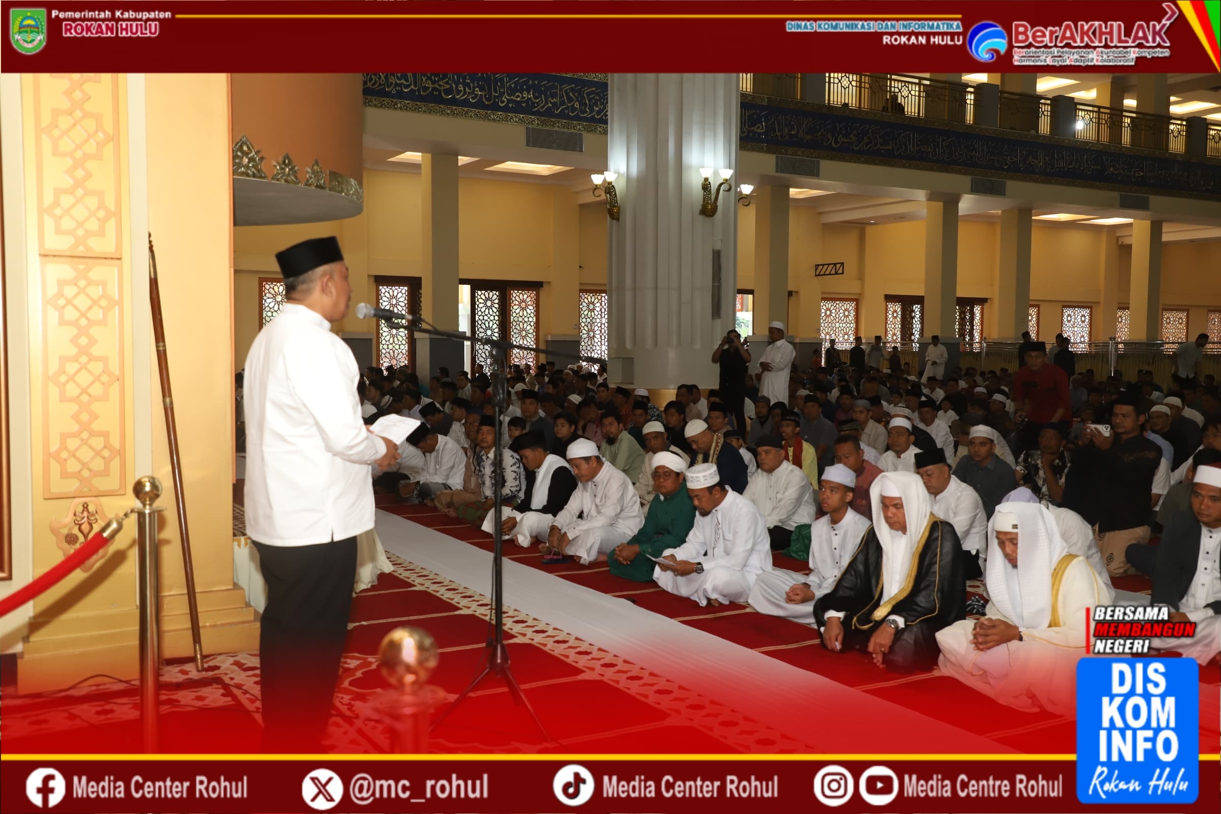 Bupati Rohul Ajak Masyarakat Jadikan Idul Adha sebagai Momentum Ketaatan dan Kebersamaan
