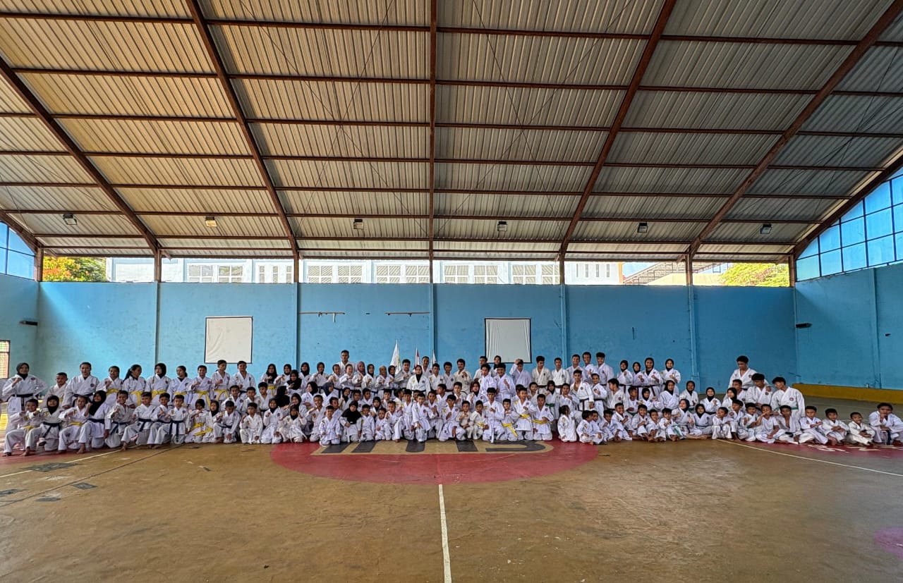 134 Karateka Ikuti UKT, Inkanas Kampar Mantapkan Langkah Menuju Prestasi Nasional