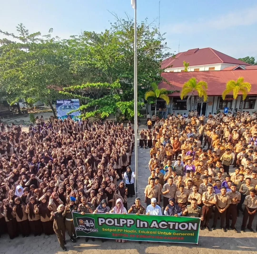 Pol PP in Action: Satpol PP Kampar Turun ke Sekolah Tangkal Penyimpangan Moral Pelajar