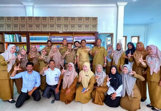 Dorong Budaya Literasi, Wabup Rokan Hilir Apresiasi Peningkatan Layanan Perpustakaan Daerah