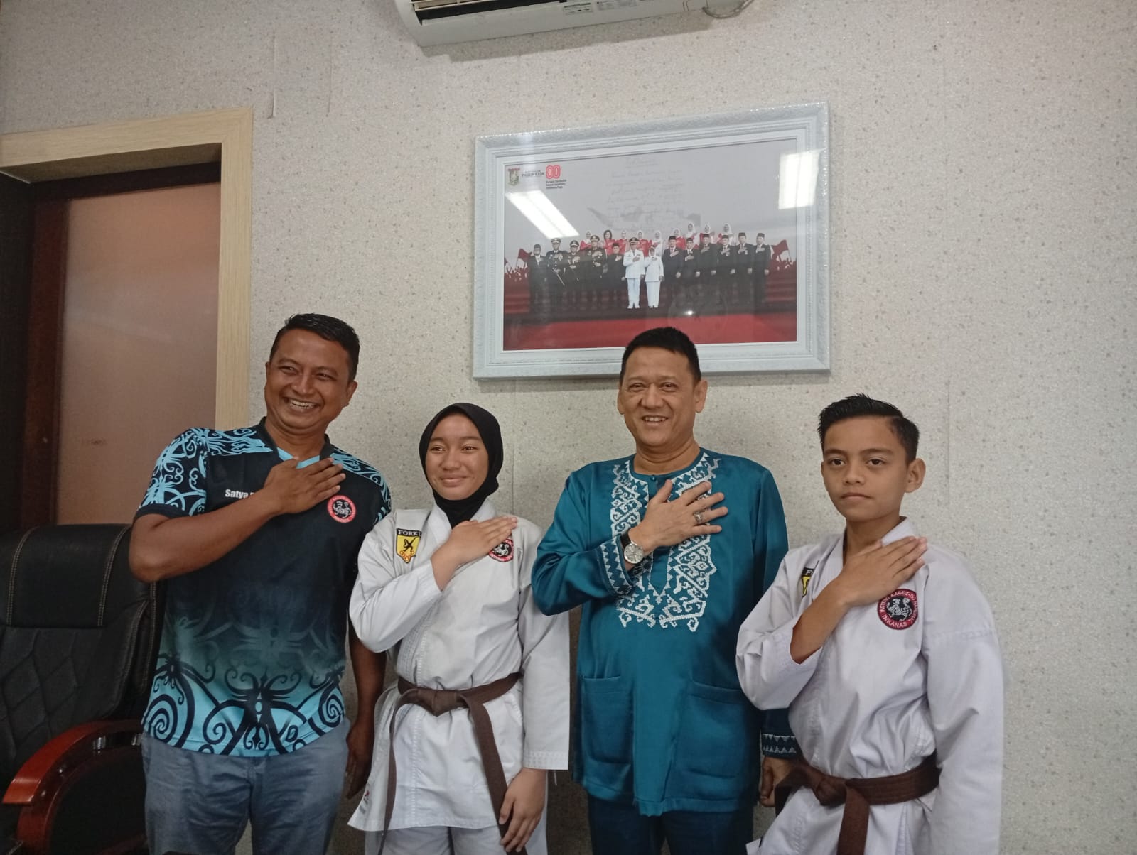 Sekda Kampar Dukung Penuh Tiga Siswa Kampar yang Berlaga di O2SN Tingkat Nasional