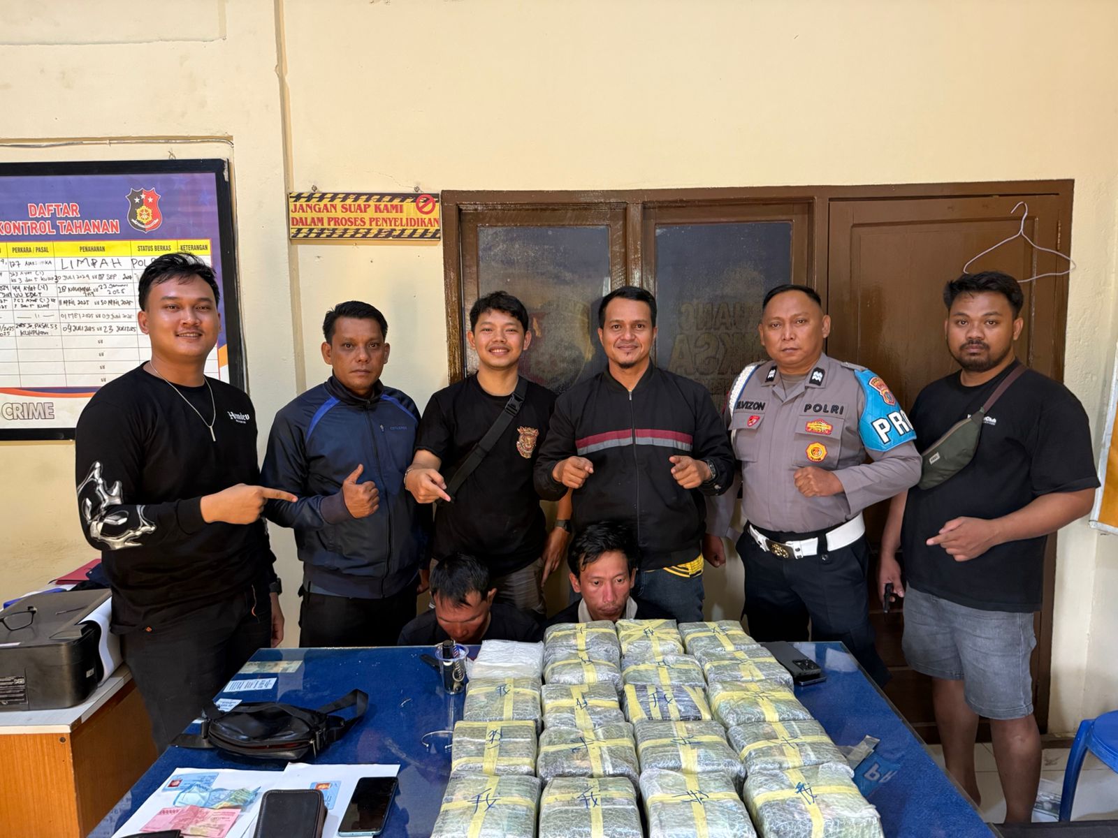 Kanit Reskrim Polsek Reteh yang Tampil Berani Gagalkan Peredaran Sabu Bernilai Miliaran