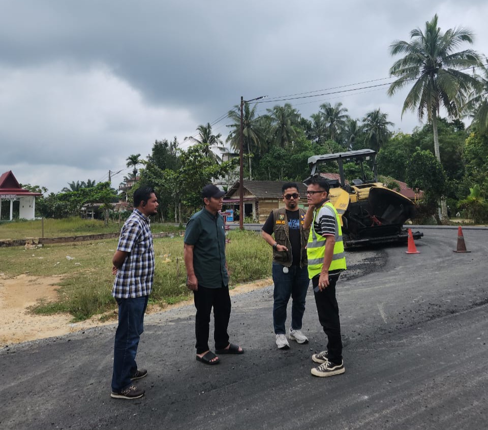 Realisasi Janji Bupati, Jalan Desa Koto Damai Mulai Diaspal