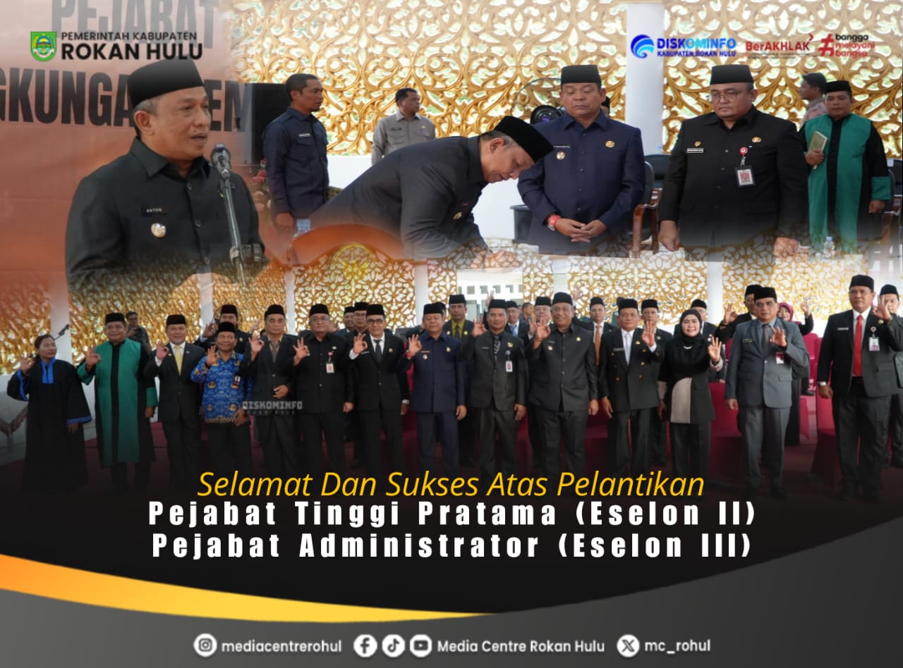Bupati Anton Rombak OPD, Puluhan Pejabat Eselon II dan III Resmi Dilantik