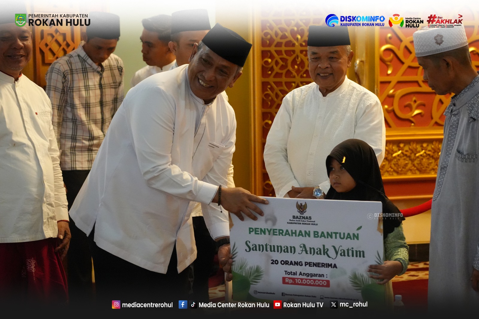 Momentum Nuzulul Quran, Bupati Anton Dorong Generasi Muda Rohul Cinta Al Quran