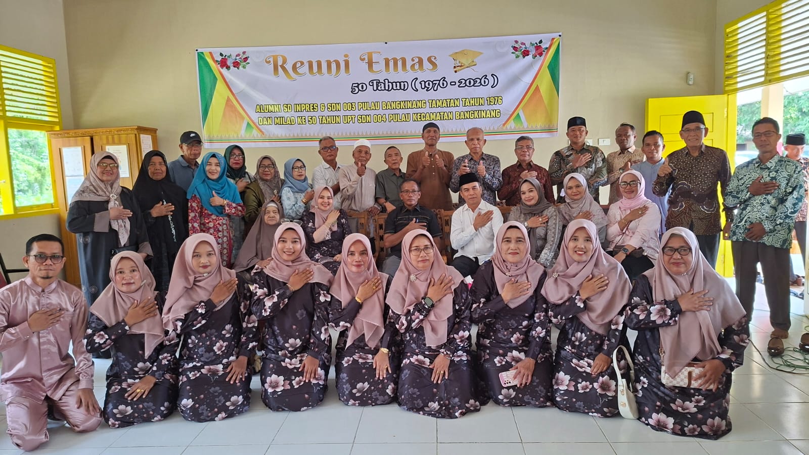 Plt Disdikpora Kampar Hadiri Milad ke-50 SDN 004 Pulau, Dorong Kolaborasi Majukan Pendidikan