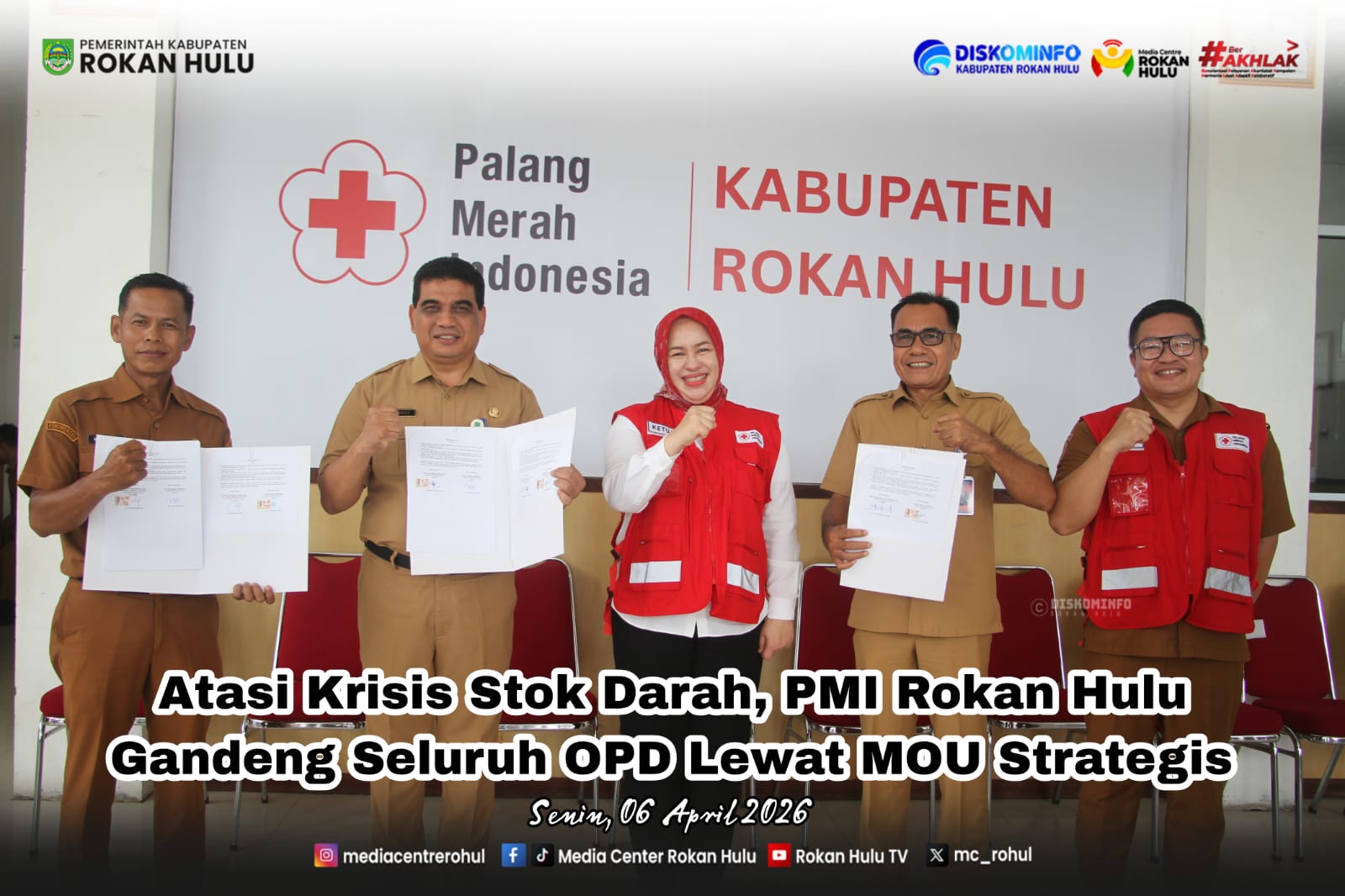 Langkah Strategis PMI Rohul, OPD Digerakkan Jadi Pendonor Aktif