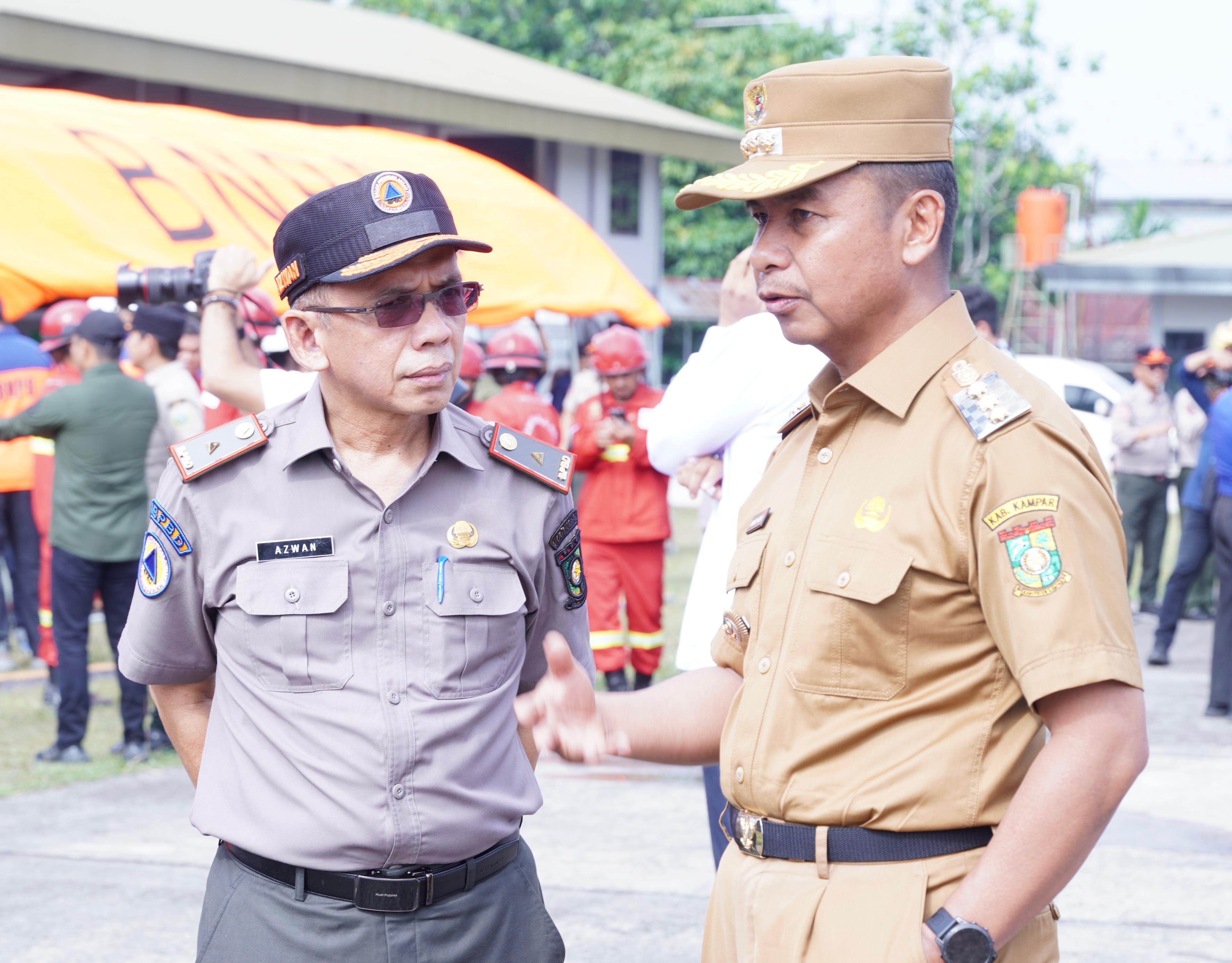 Kalaksa BPBD Kampar Azwan : Waspada Peralihan Musim, Potensi Karhutla dan Dampak El Nino