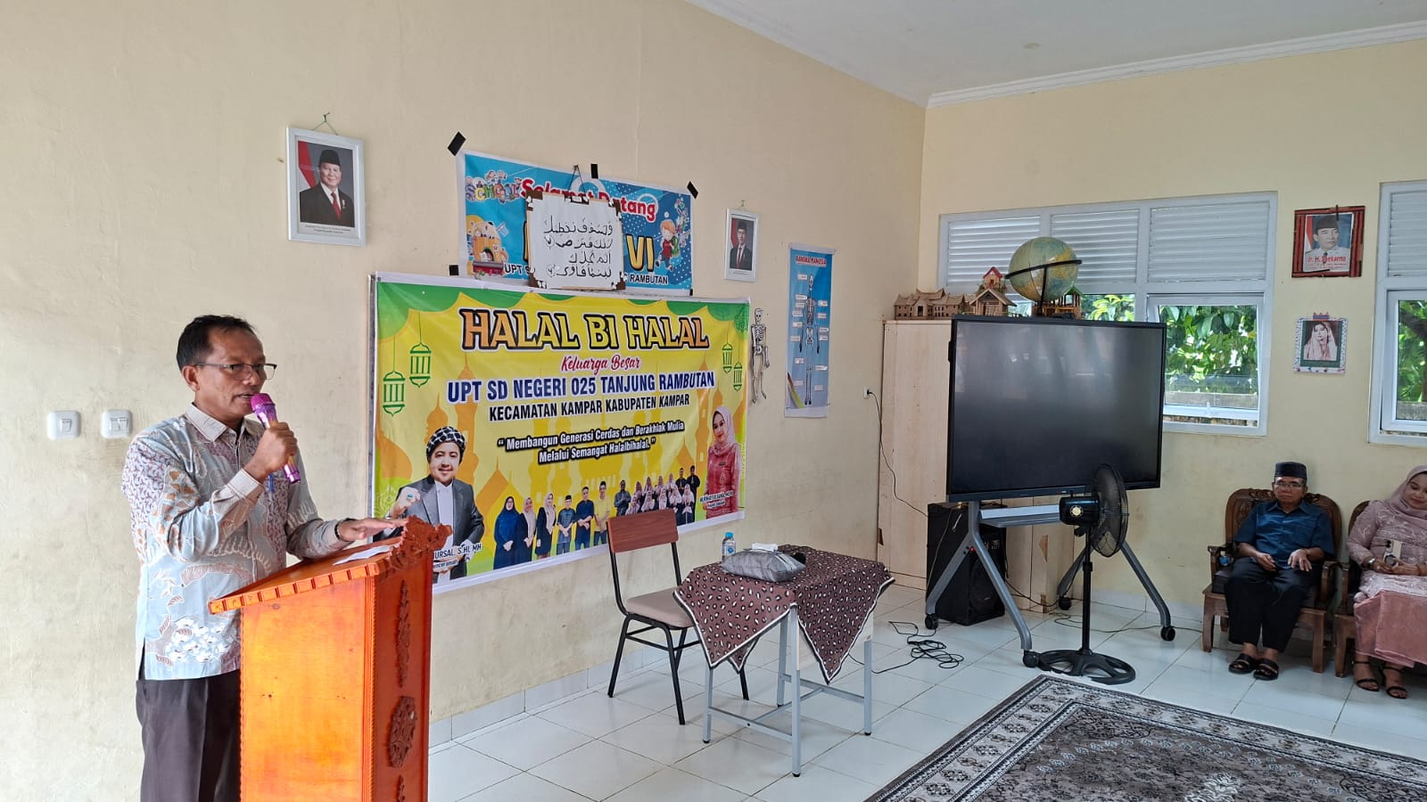 Plt Kadisdikpora Kampar Helmi Hadiri Halal Bihalal SDN 025 Tanjung Rambutan, Tekankan Sinergi Sekolah dan Orangtua