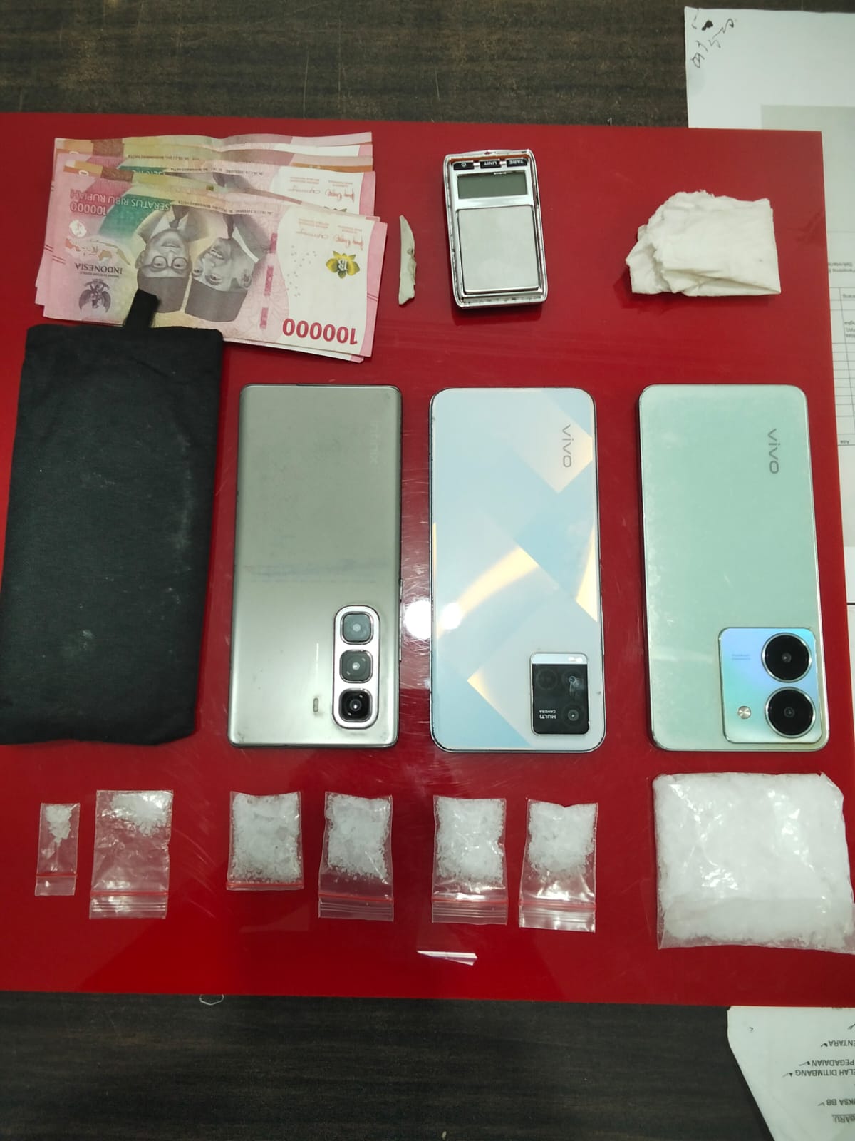 Tiga Pengedar Sabu 46,36 Gram Ditangkap di Kepenuhan