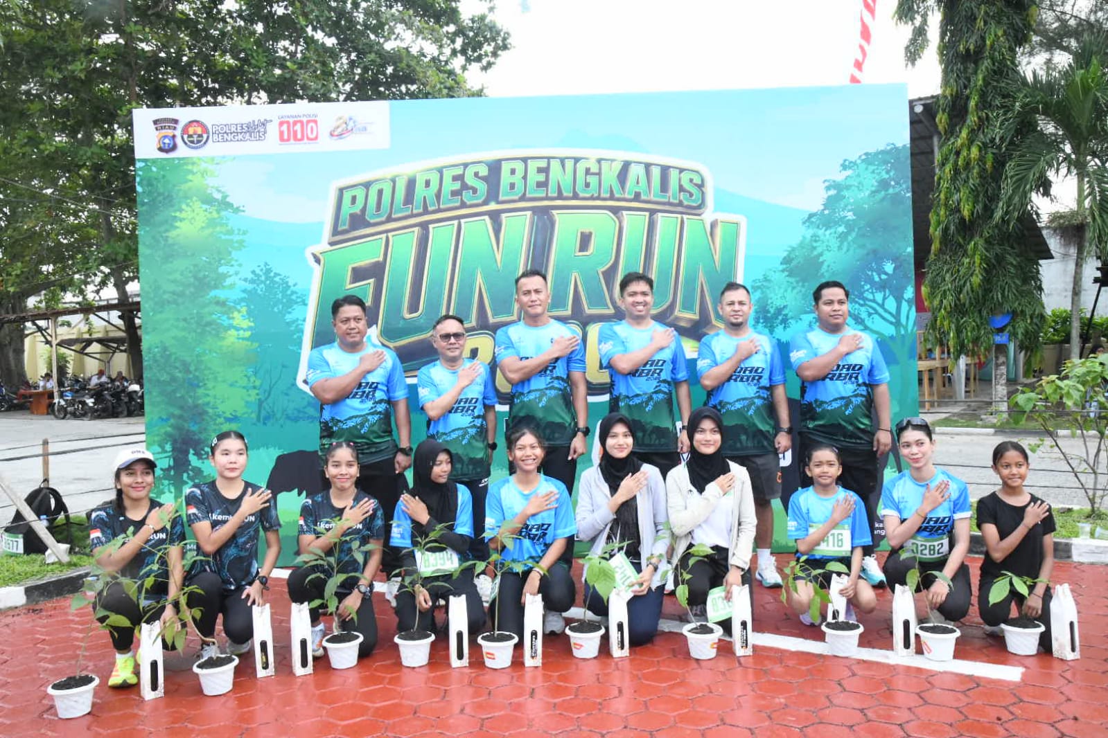 Sekda Bengkalis Dr Ersan Saputra Hadiri Peringati Hari Bhayangkara 2026, Ratusan Peserta Ikuti Fun Run 8K Polres Bengkalis