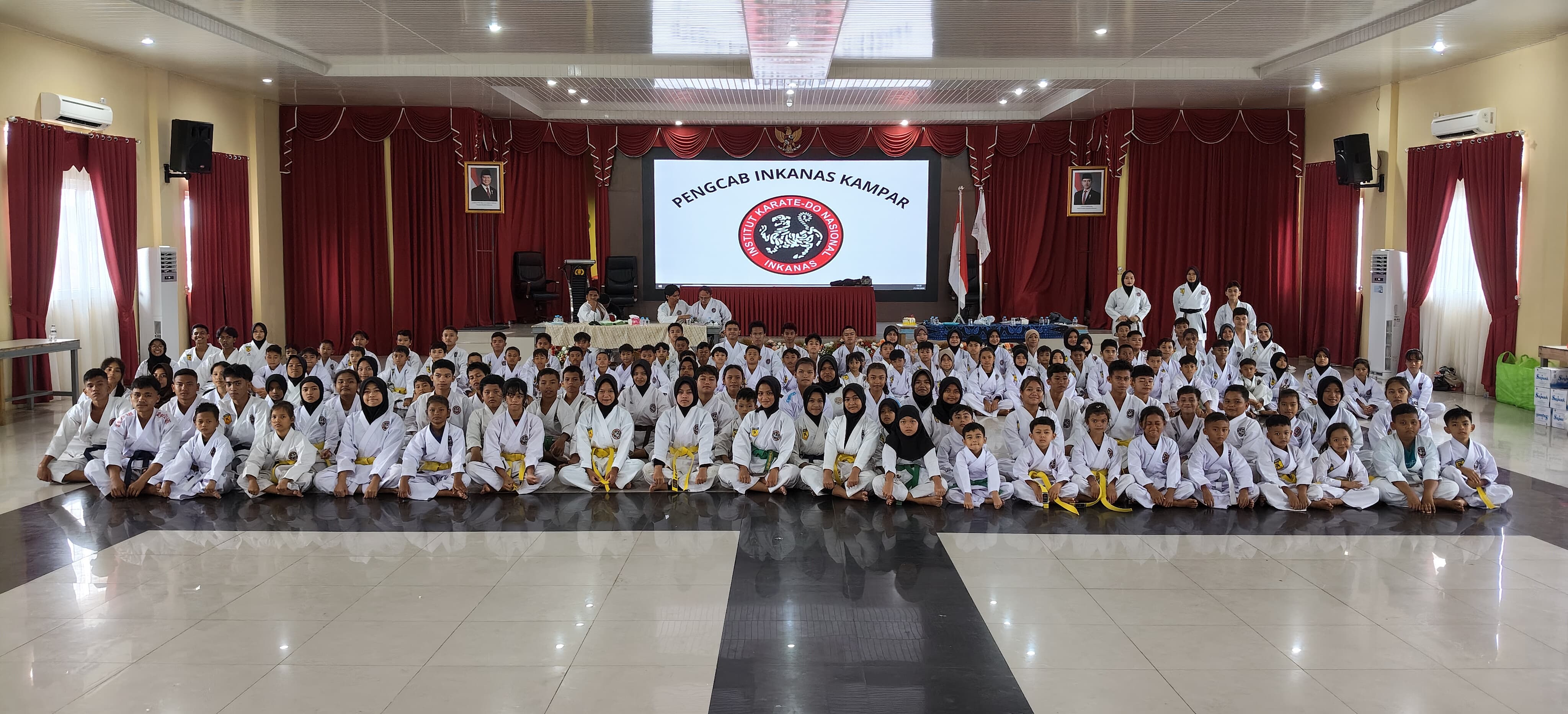 Inkanas Kampar Gelar UKT KYU Semester I 2026, 131 Karateka Uji Kemampuan