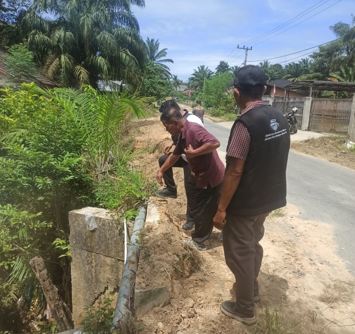 PUPR Rohul Siapkan Perbaikan Turap Longsor dan Box Culvert di Kepenuhan Hulu