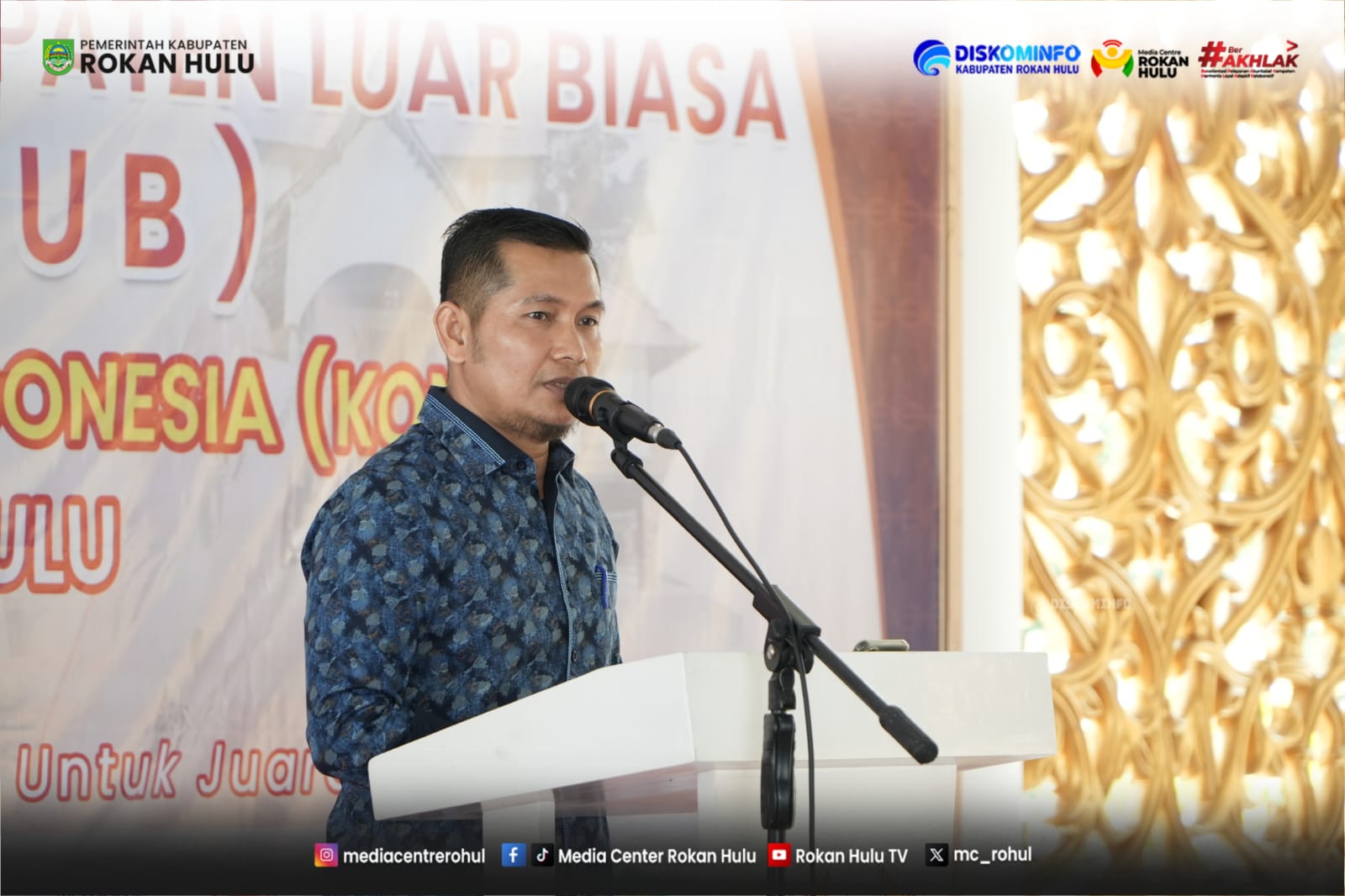 Terpilih Aklamasi, Rusdi Hidayatullah Paparkan Visi Dan Misi Demi Kemajuan Koni Dan Olahraga Rohul