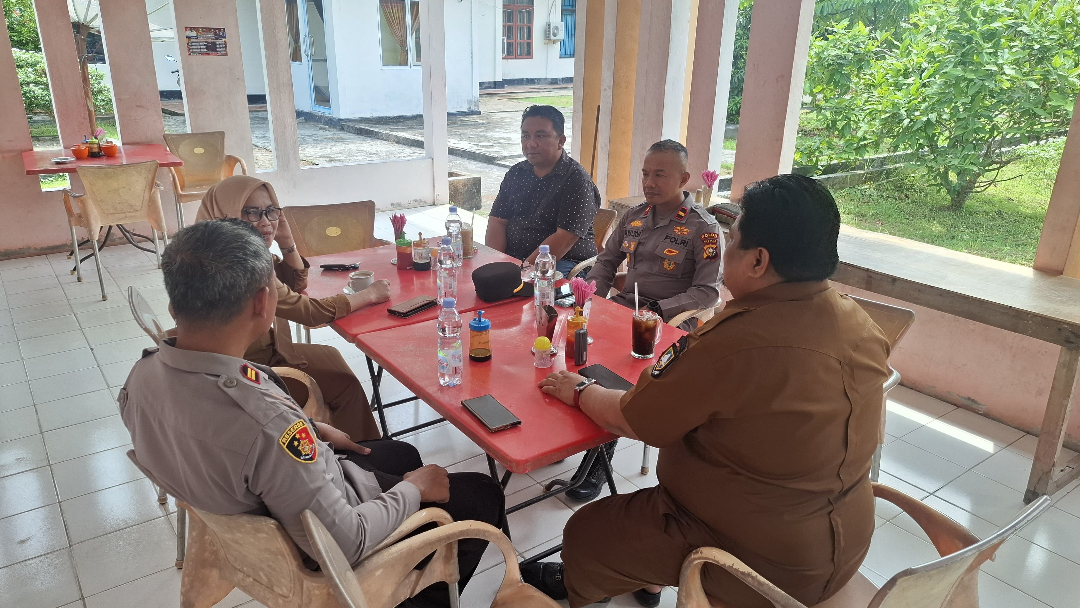 Cegah Karhutla dan Konflik Tapal Batas, Polsek Sabak Auh-Siak Kecil Perkuat Koordinas