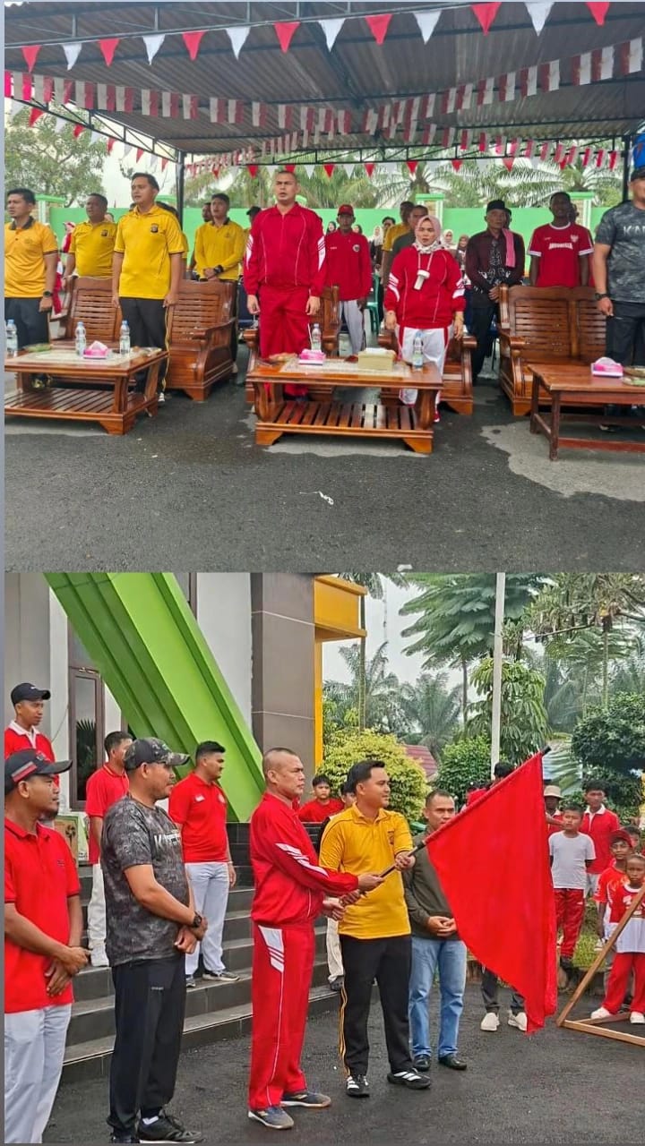 Meriahkan HUT RI ke-81 ribuan warga  Sontang  jalan Santai, momentum pererat silaturahmi
