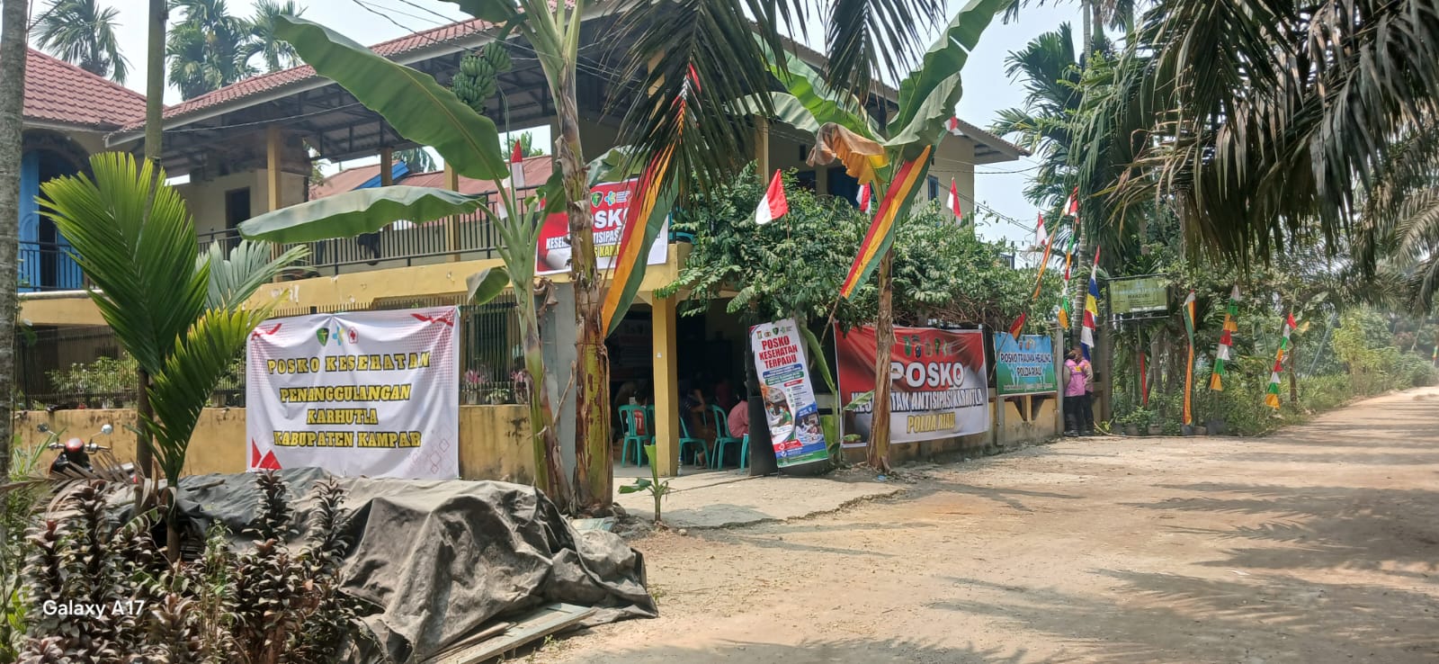Antisipasi Dampak Kabut Asap, Dinkes Kampar Dirikan Posko Kesehatan di Rimbo Panjang