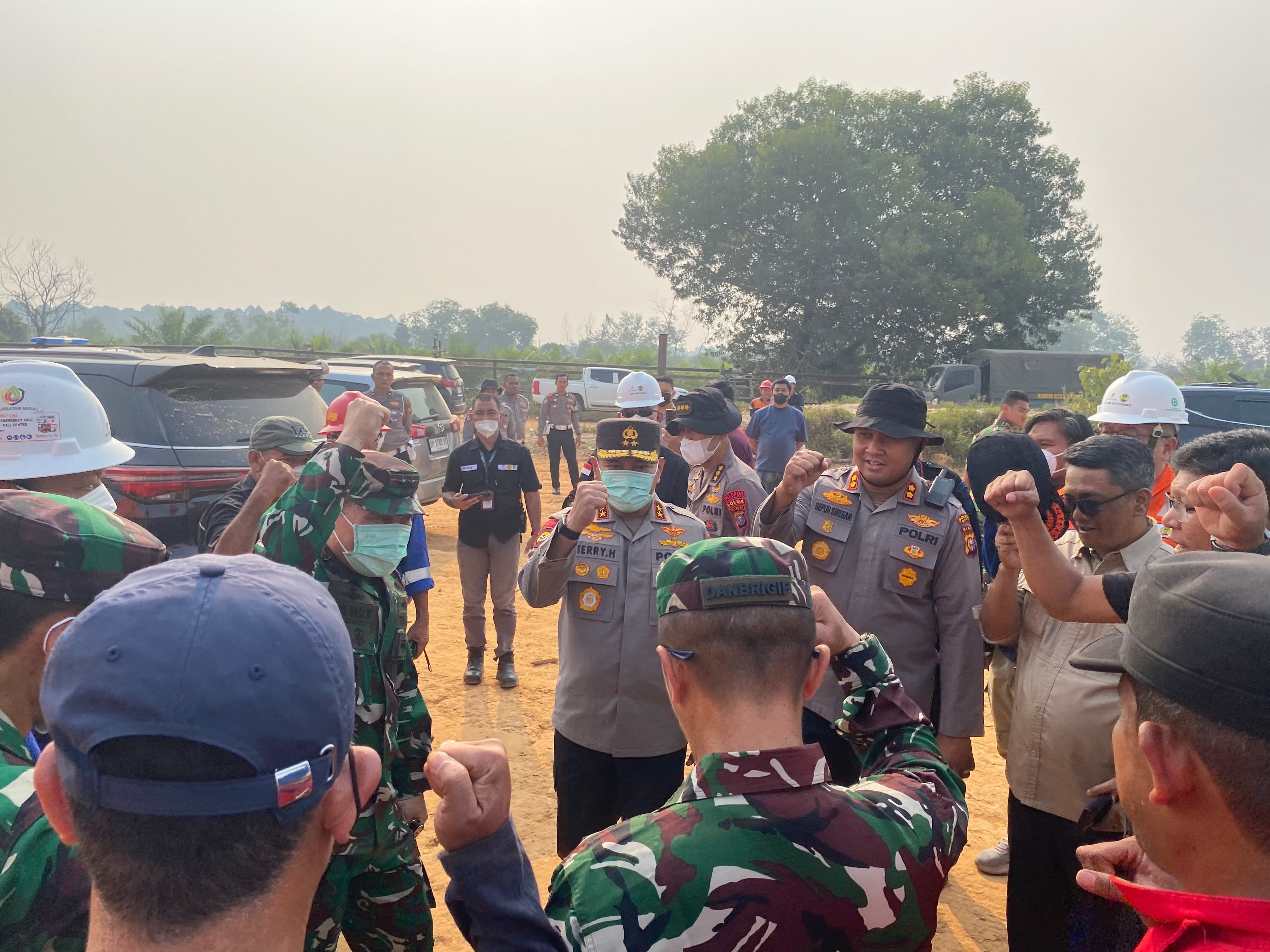 Kapolda-Pangdam Cek Karhutla Siak, Empat Wilayah Riau Jadi Atensi