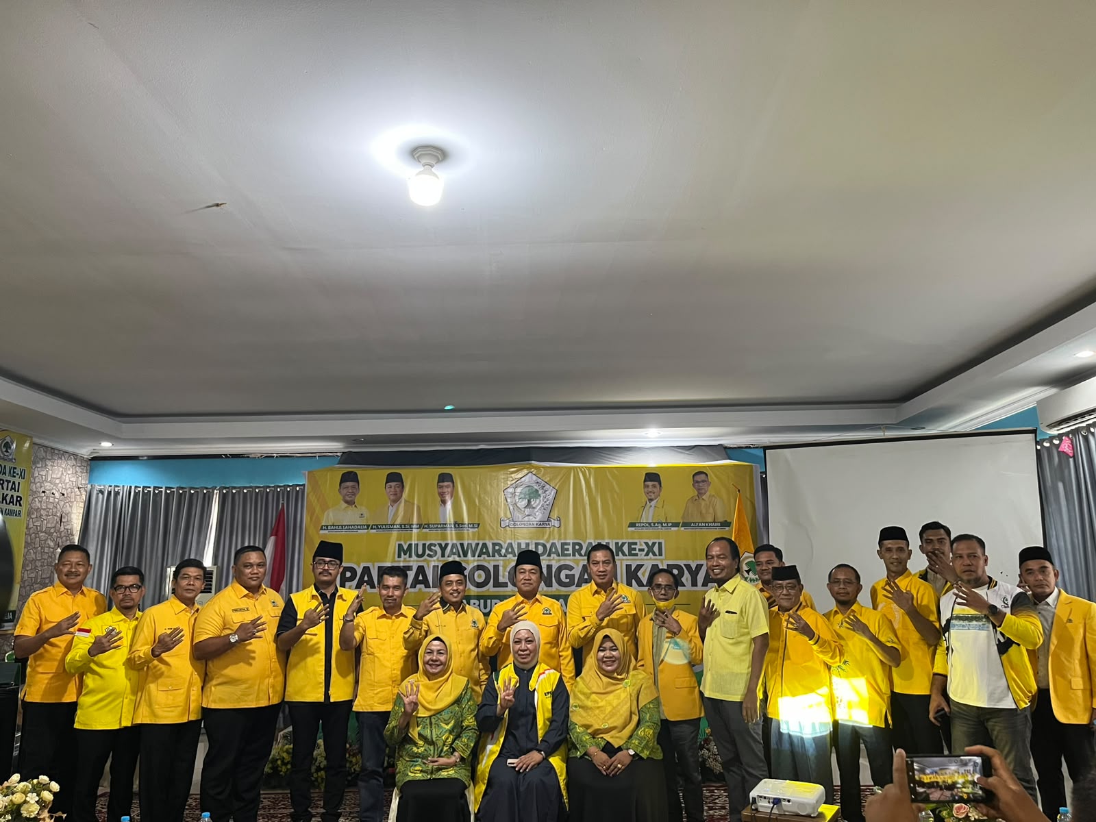 Musda XI Golkar Kampar, Agus Risna Jadi Calon Tunggal
