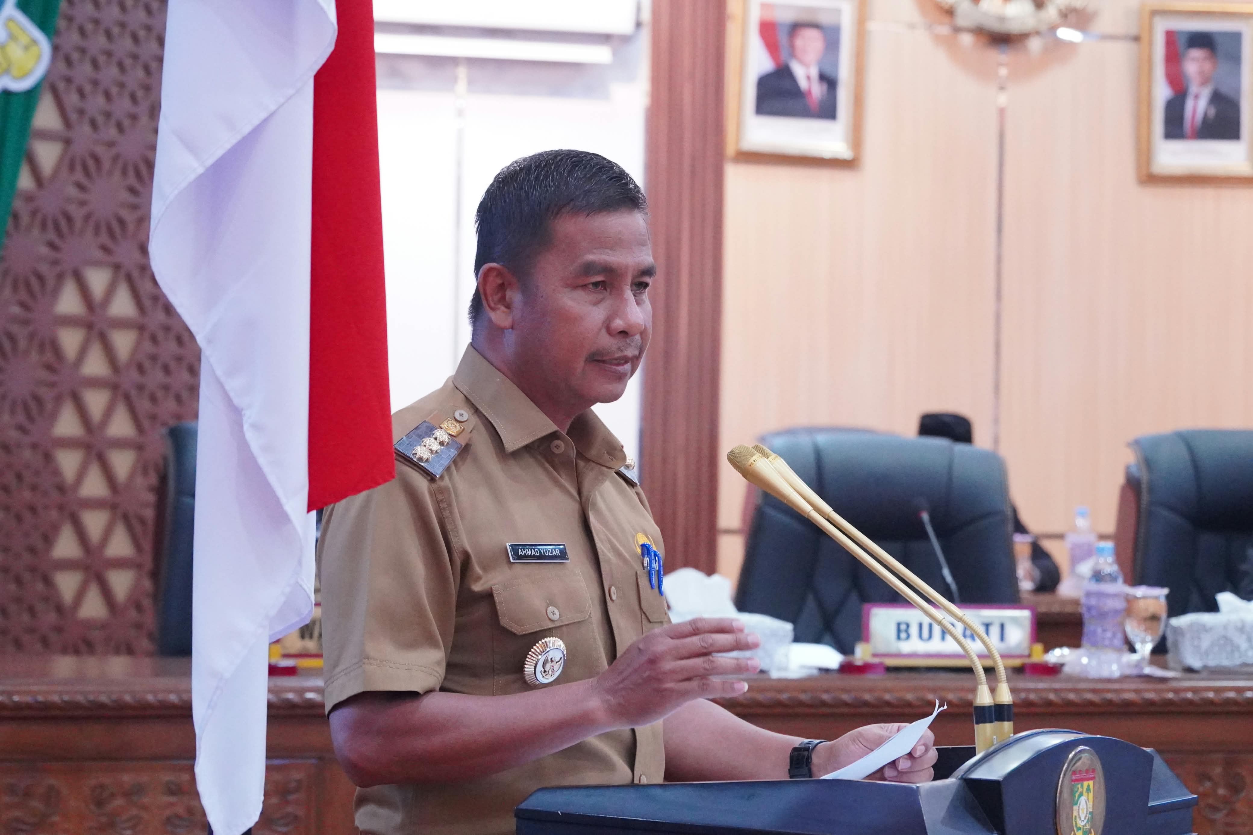 Bupati Kampar Jawab Pandangan Fraksi DPRD soal Perubahan APBD 2026