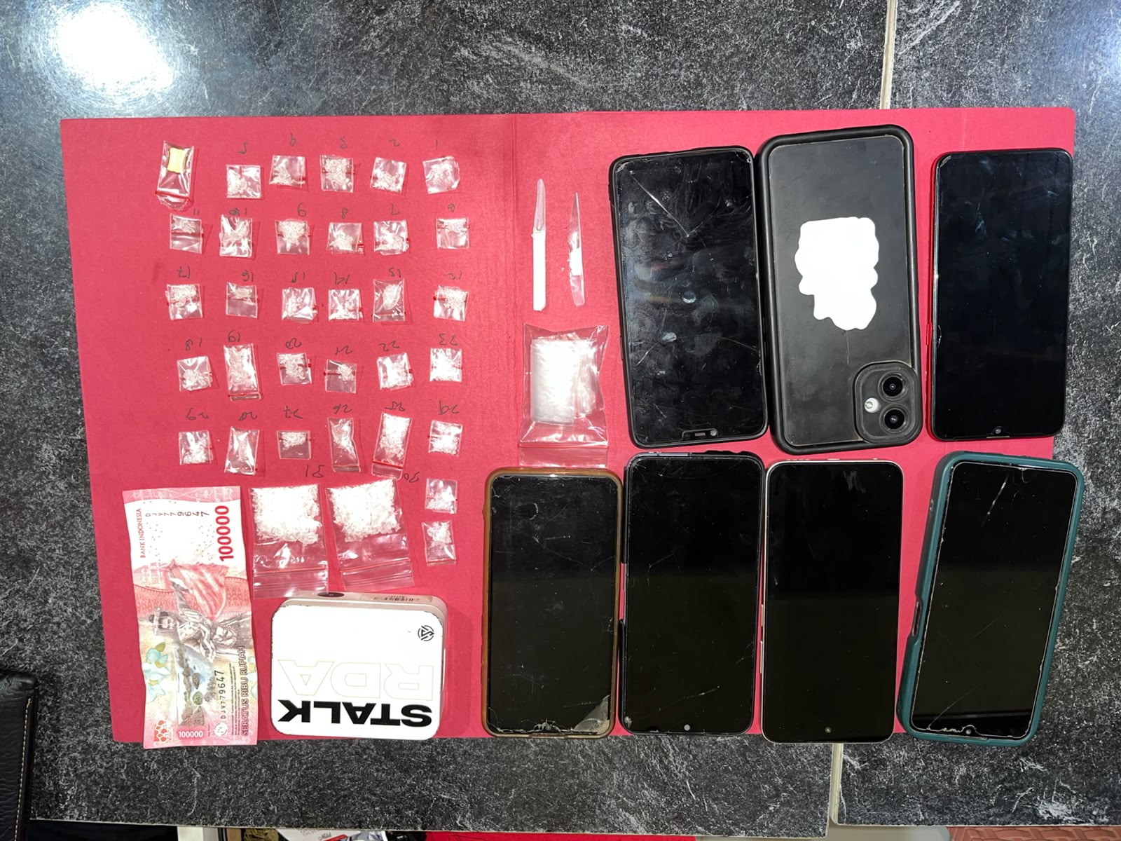 Polsek Kepenuhan Tangkap Dua Pria di Kepenuhan Hulu, Sita 11,95 Gram Sabu dan 1 Butir Ekstasi
