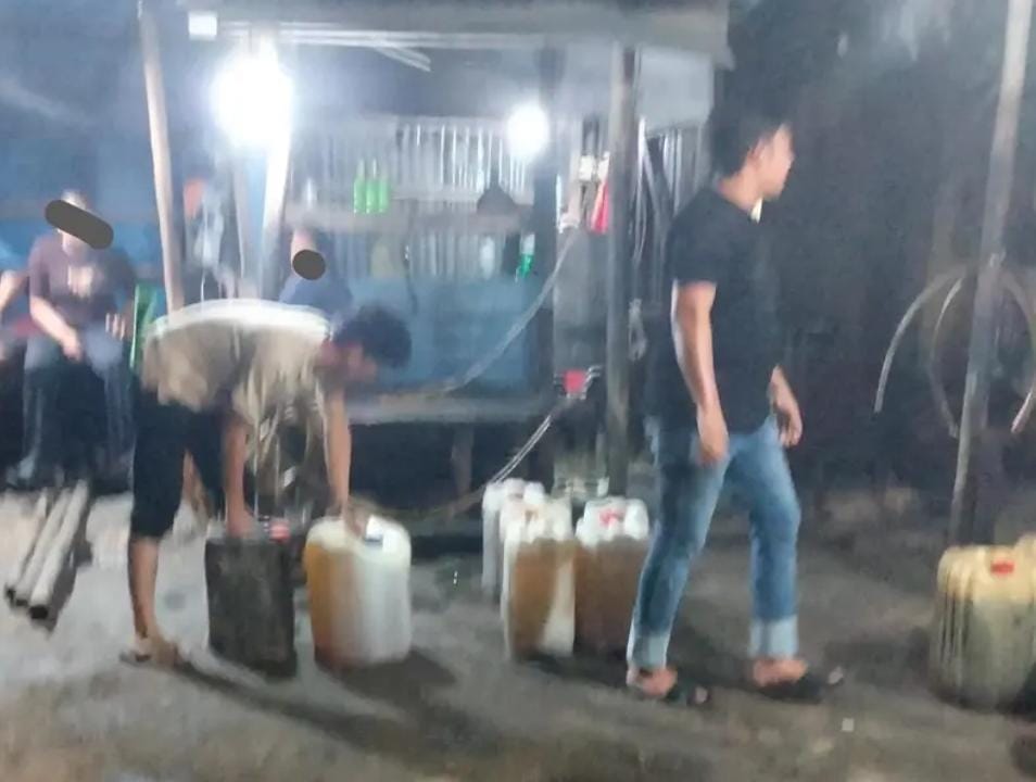 Polres Pelalawan Amankan 1000 Liter Minyak Solar, Di Duga Di Timbun Ilegal Di Pangkalan Kuras