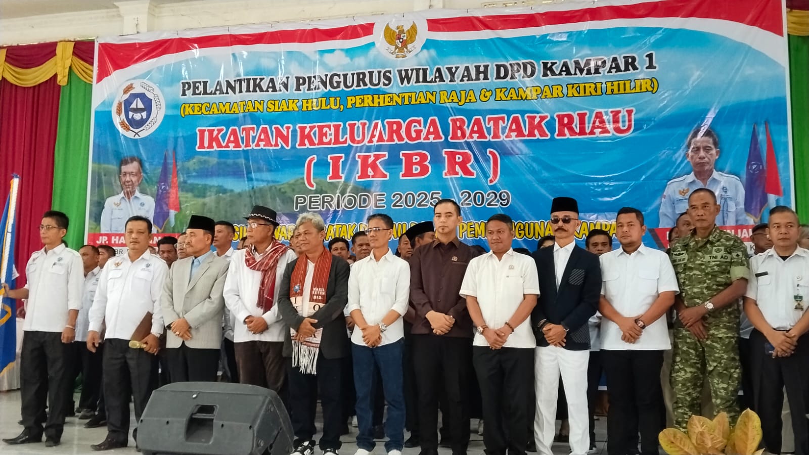 Hendri Domo Hadiri Pelantikan Pengurus IKBR Kampar, Soroti Pentingnya Persaudaraan dalam NKRI